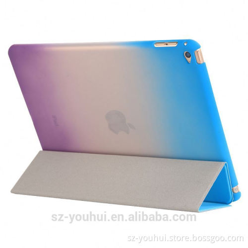 New Fashion Design Rainbow Color 3 In For Ipad Air 1 2 6 Pu Leather Case